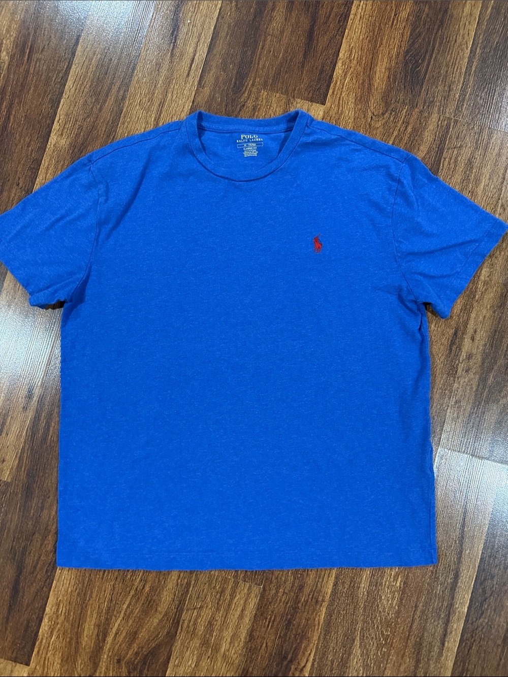 Polo by Ralph Lauren Short Sleeve Crew Tee in Royal Blue with Red Pony
